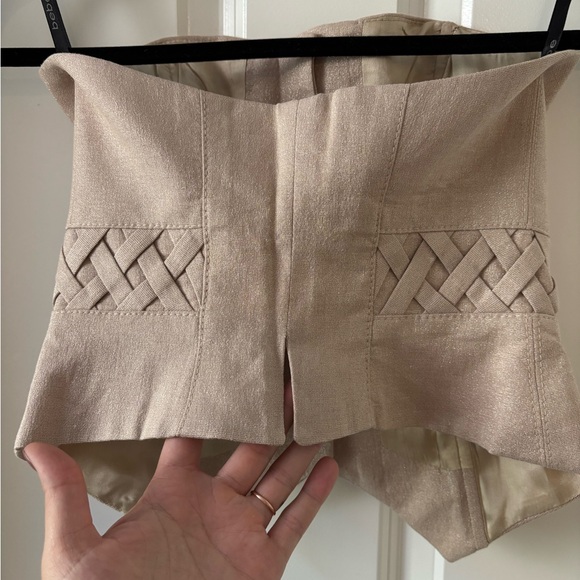 Bebe Y2K Vintage Nude Strapless Top - Picture 4 of 7